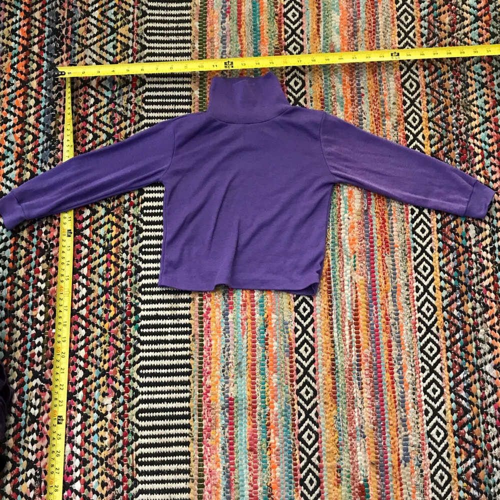Vintage Purple Turtle Neck Shirt